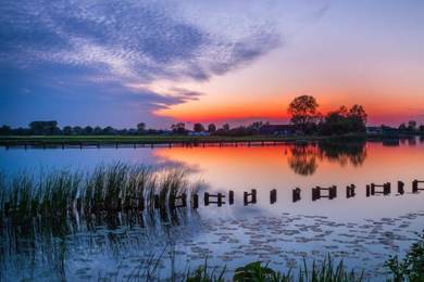 Vecht in de avond