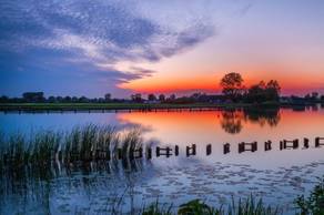 Vecht in de avond